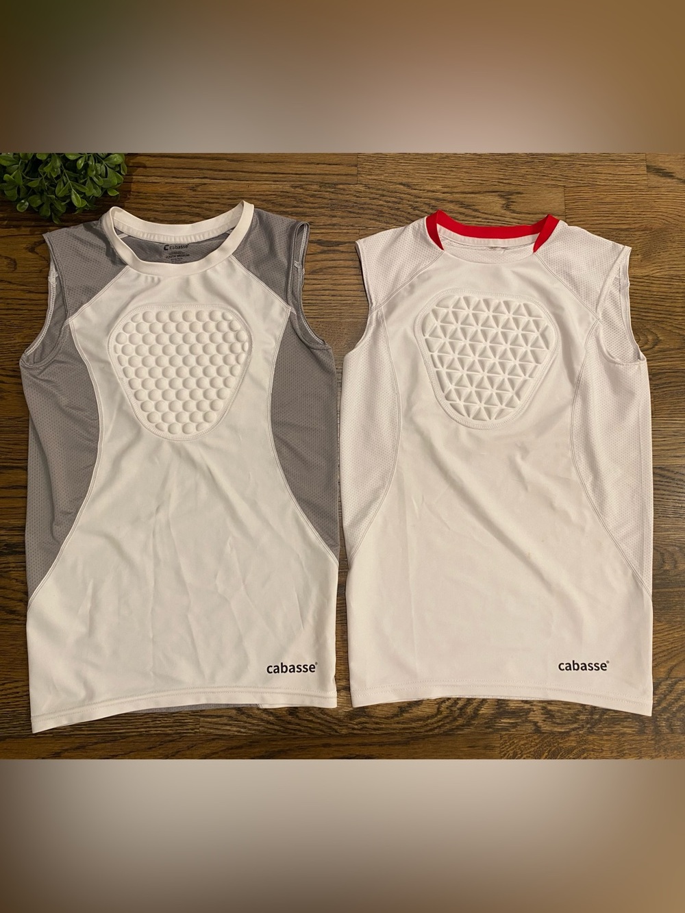Two (2) Cabasse youth chest protectors Sz YM